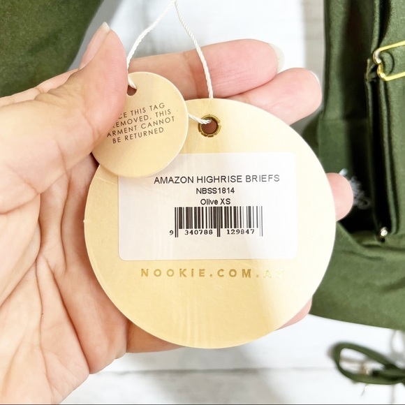 Revolve Nookie Beach Green 2 Piece Amazon Bikini Swimsuit Set XS/S - Picture 7 of 11